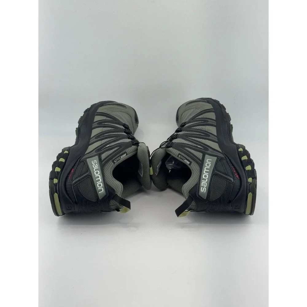 Salomon XA PRO 3D Shoes Green Black Hiking Trail 145464 Running Men's Size 9.5